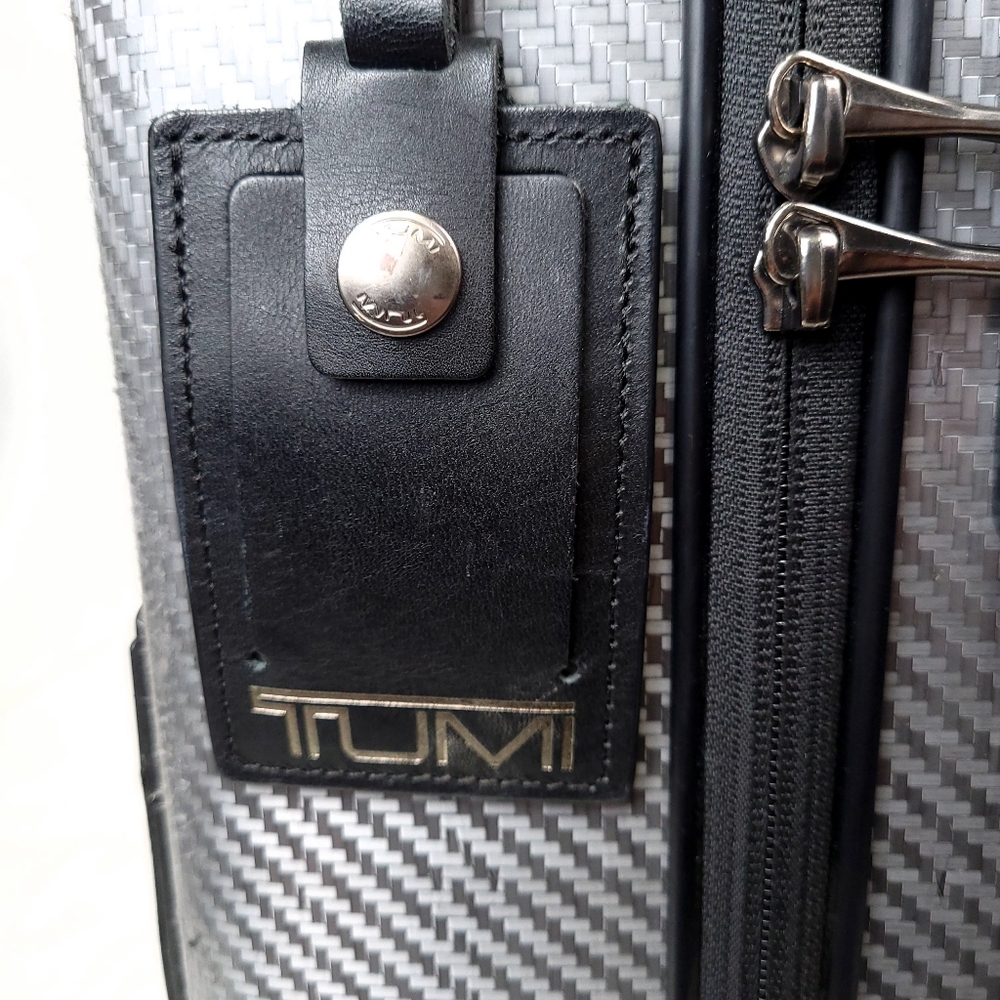 Tumi Graphite and Black Carry-On Luggage - Picture 7 of 16